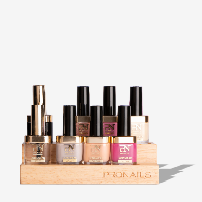 LONGWEAR DISPLAY 8PZ – BASE DI LEGNO SENZA CARD