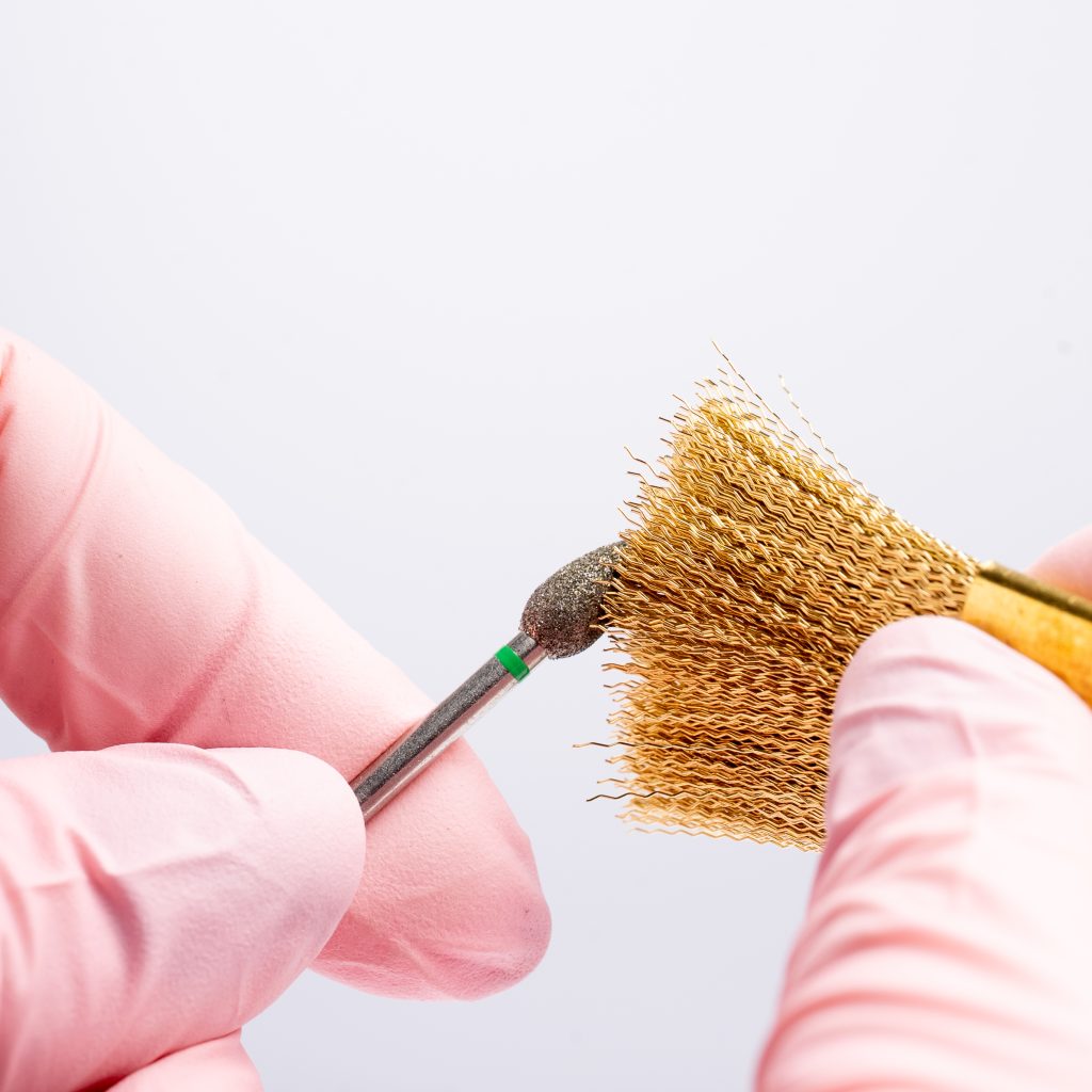 SPAZZOLINA IN OTTONE PER PULIZIA DEI MANDRINI