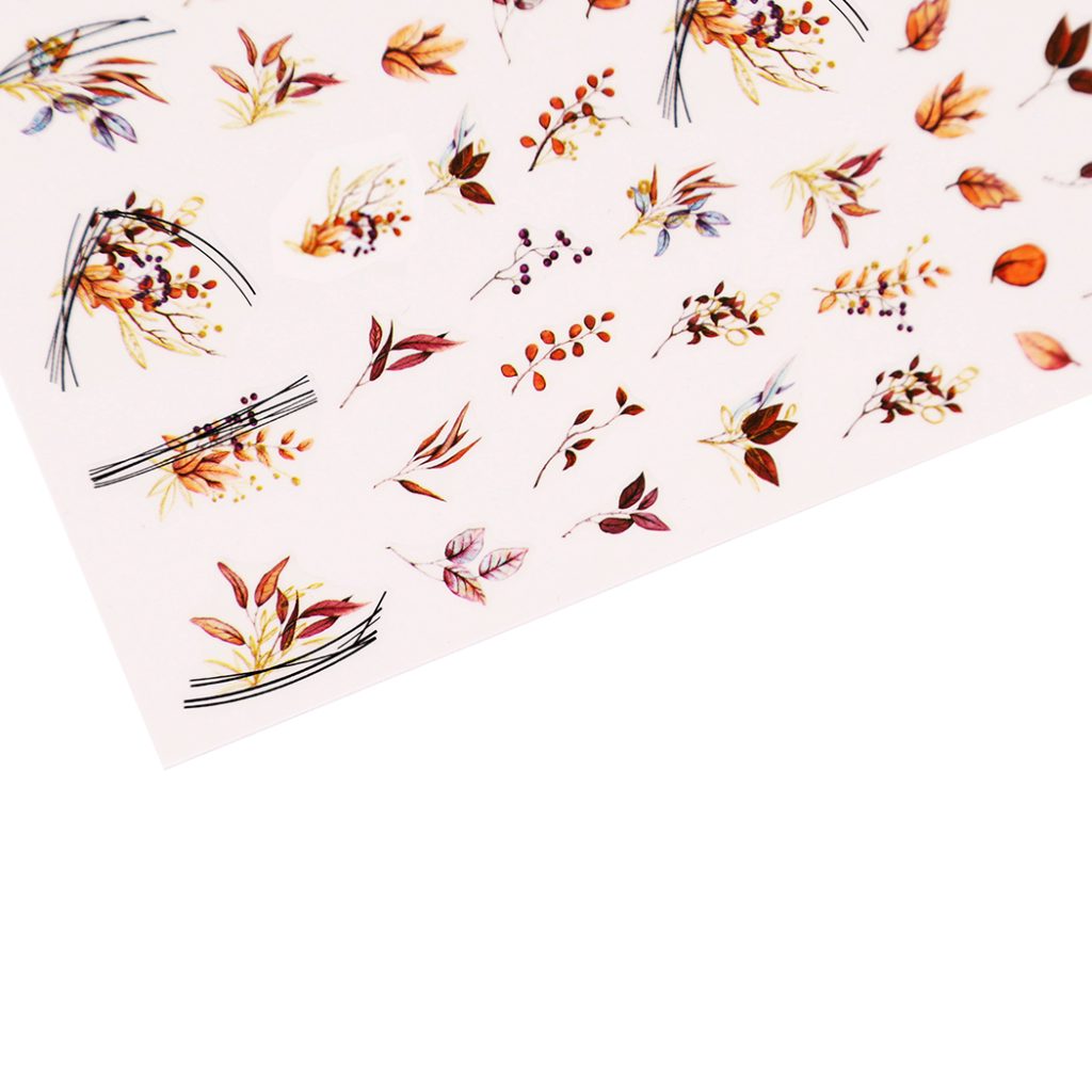 AUTUMN LEAVES NAIL STICKERS 1PZ