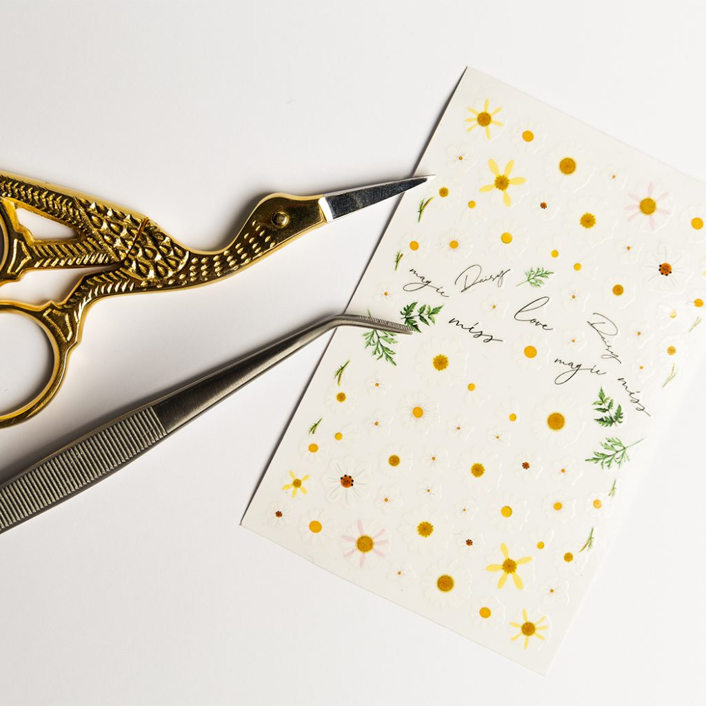 DANCING DAISY NAIL STICKERS 1PZ