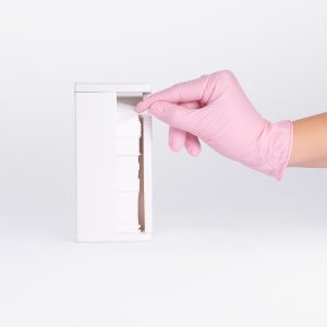 PORTA PADS IN LEGNO BIANCO