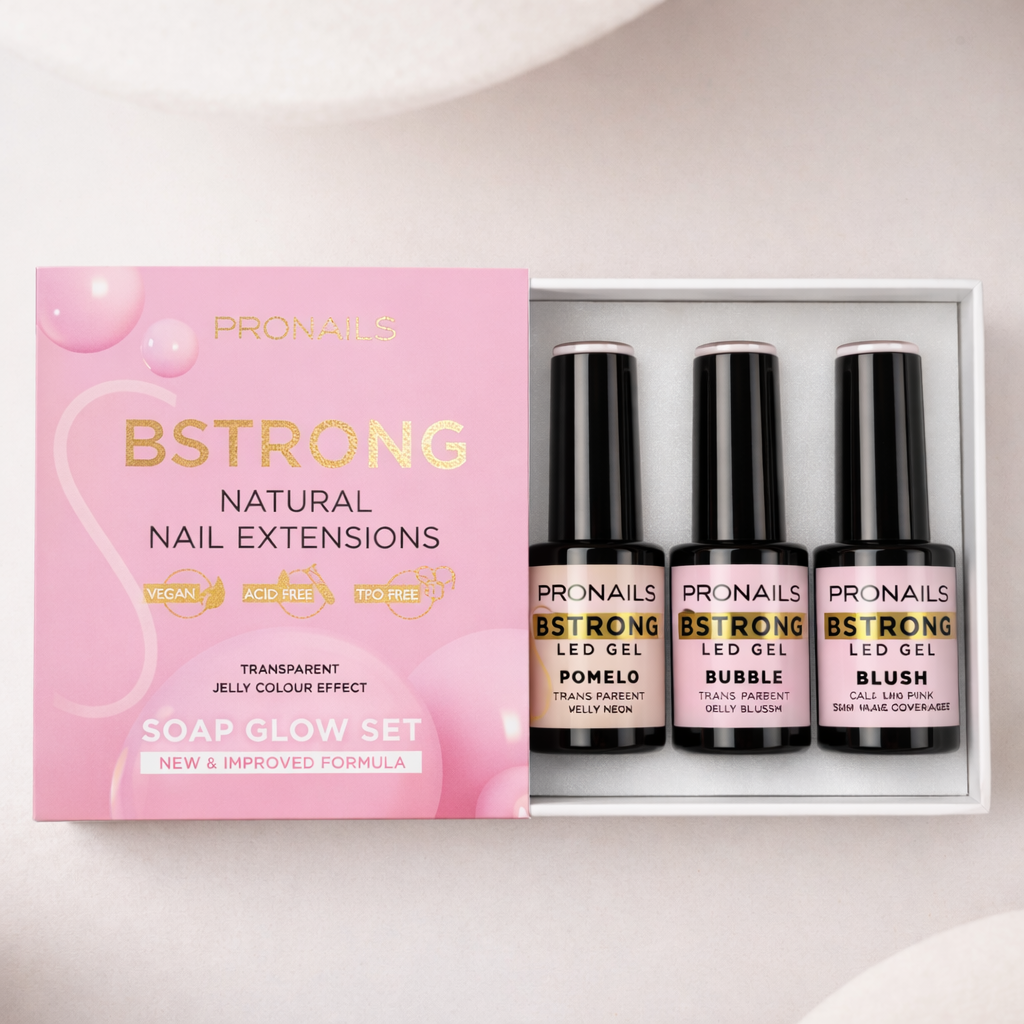 BSTRONG Led Gel SET SOAP GLOW 3PZ